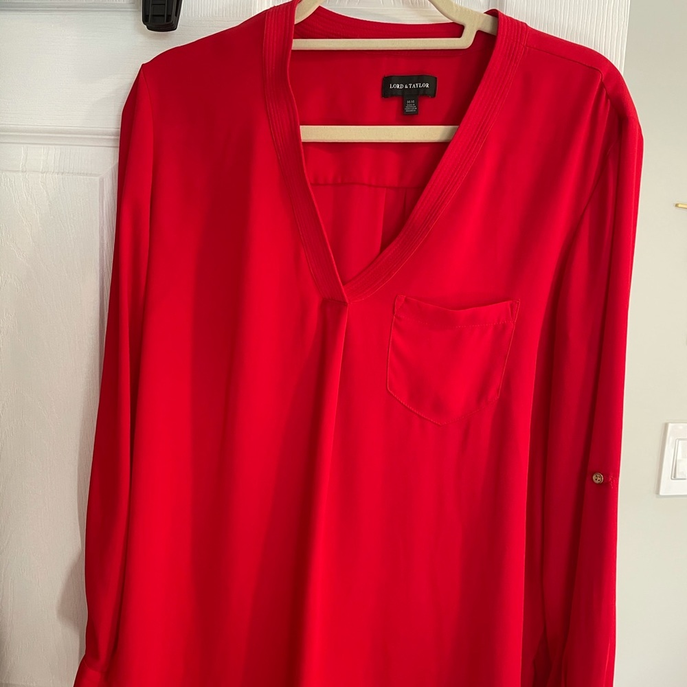 Lord and Taylor Flowy Dress Shirt